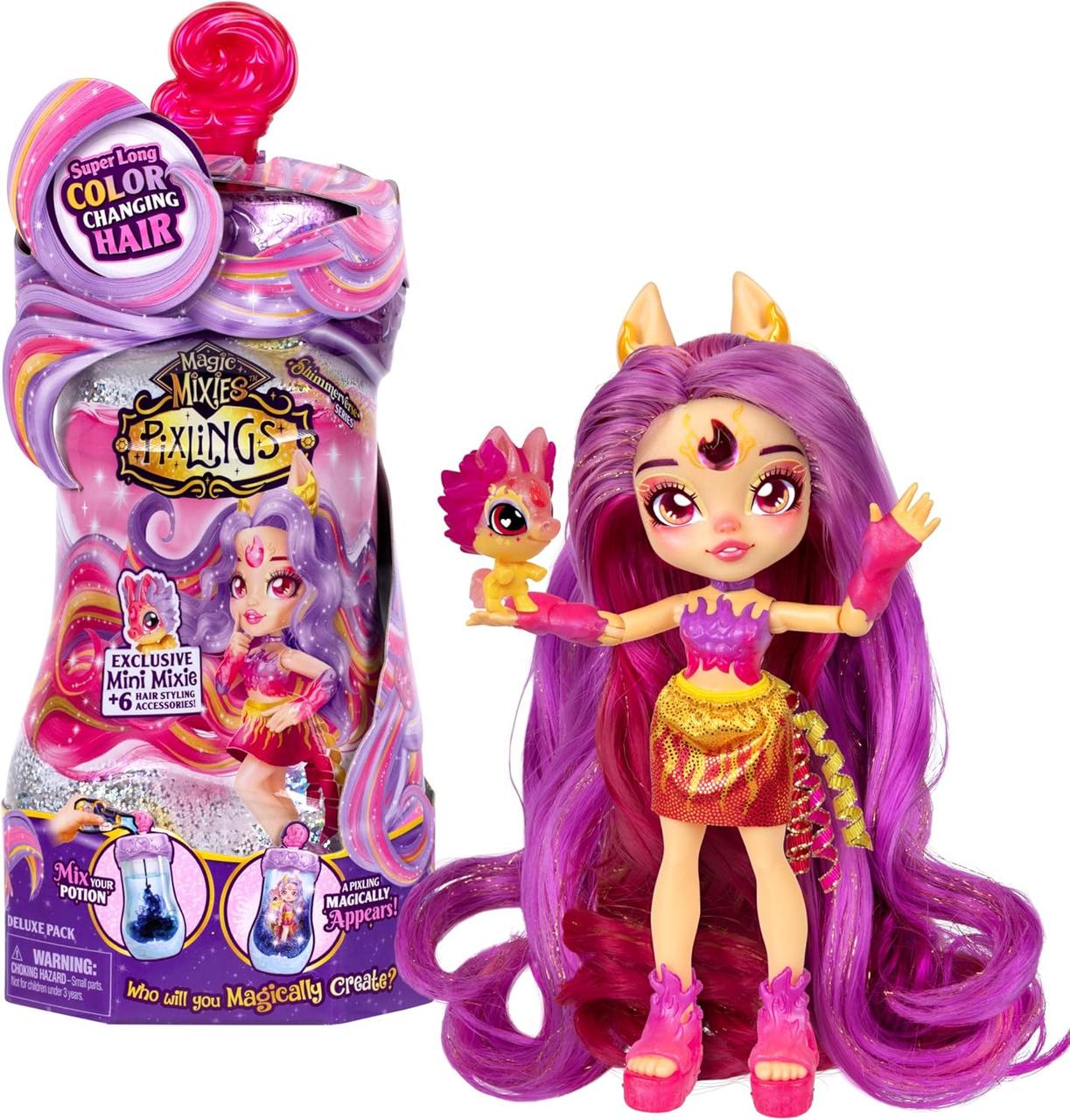 Лялька-сюрприз Magic Mixies Pixlings Shimmer Reveal Pippa The Firehorse (15700)