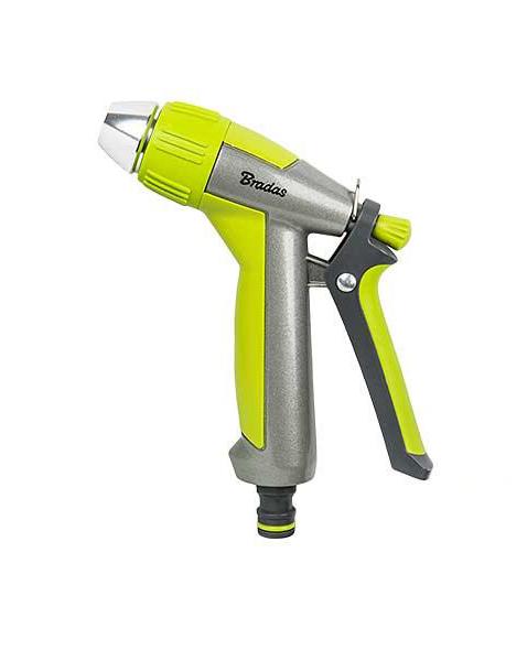 Пистолет для полива Bradas Line регулируемый металлический Lime (21187)