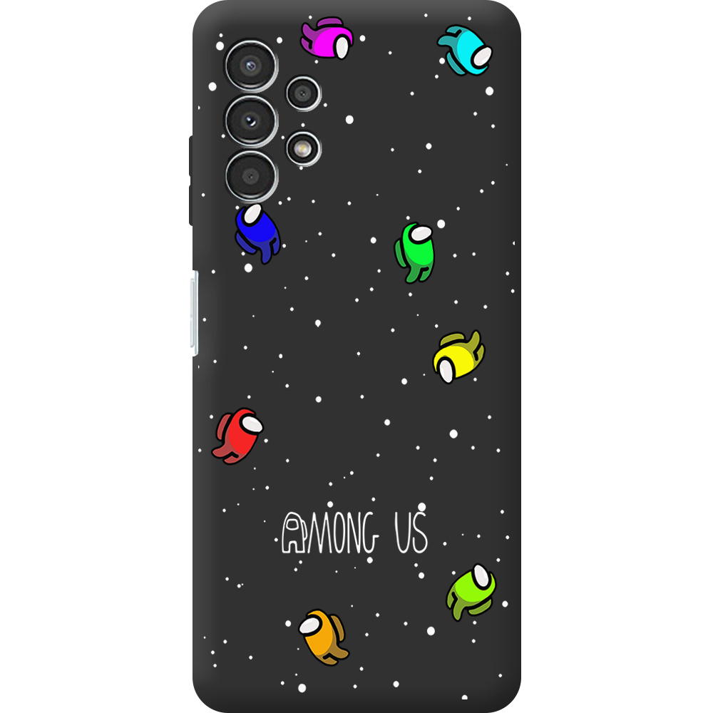 Чохол BoxFace Samsung Galaxy A13 4G (A135) Among Us Invisible Чорний силікон (44331-bk76-44334)