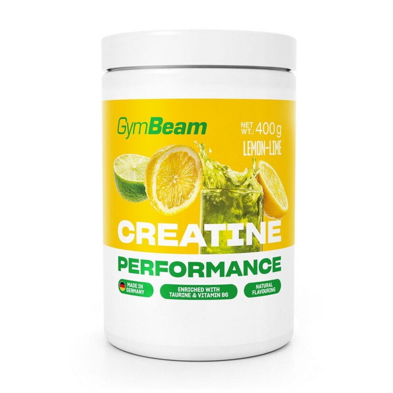 Креатин моногідрат з таурином і вітаміном B6 GymBeam Creatine Performance 400 г Лимон/Лайм
