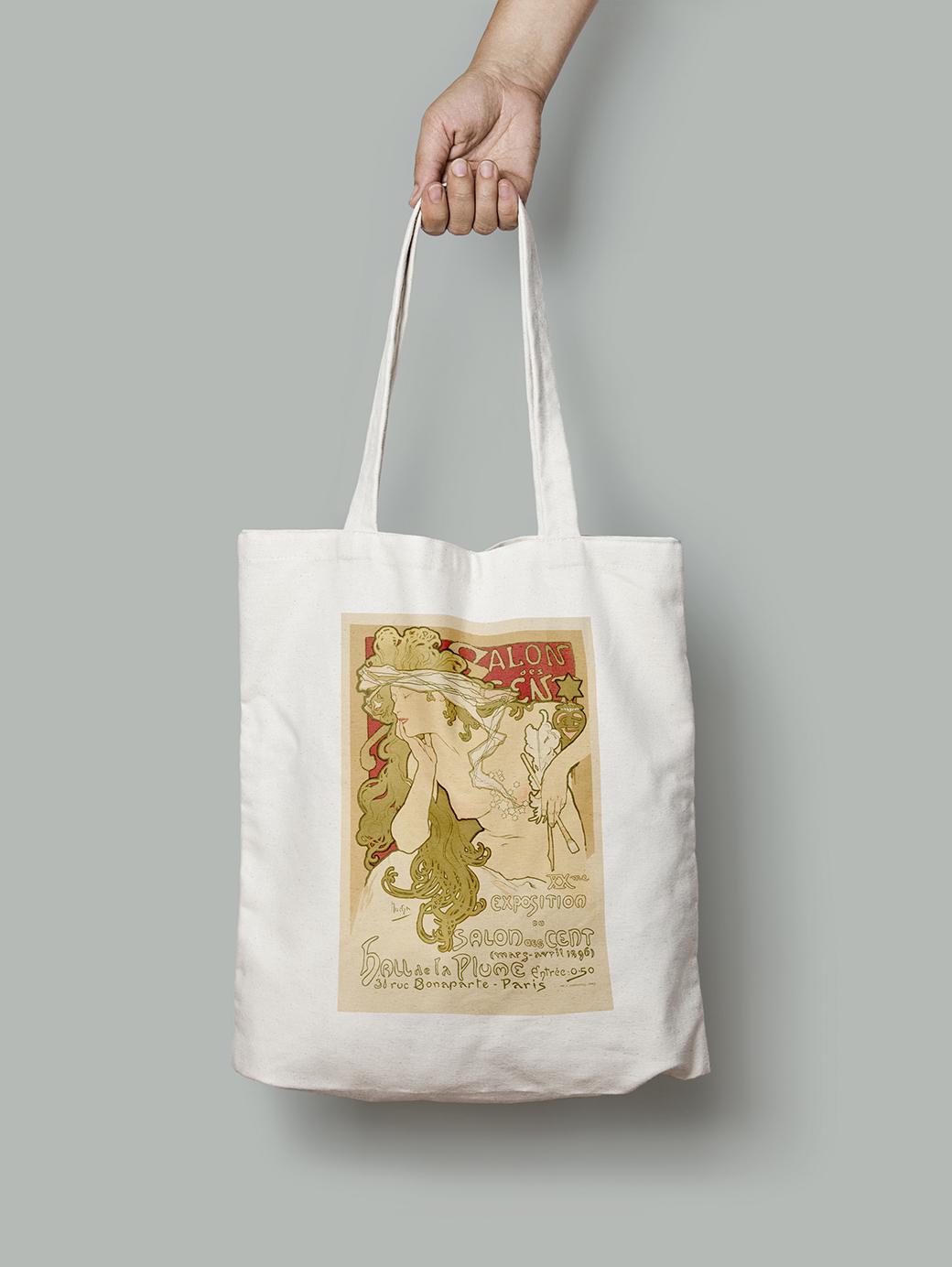 Эко-сумка Салон красоты Волосы Альфонс Муха в стиле модерн шопер (fa02027_Bag)