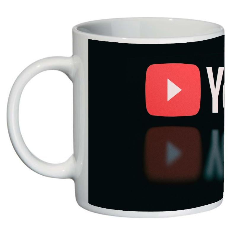 Кружка с принтом SuperCup YouTube (SC-CC001)