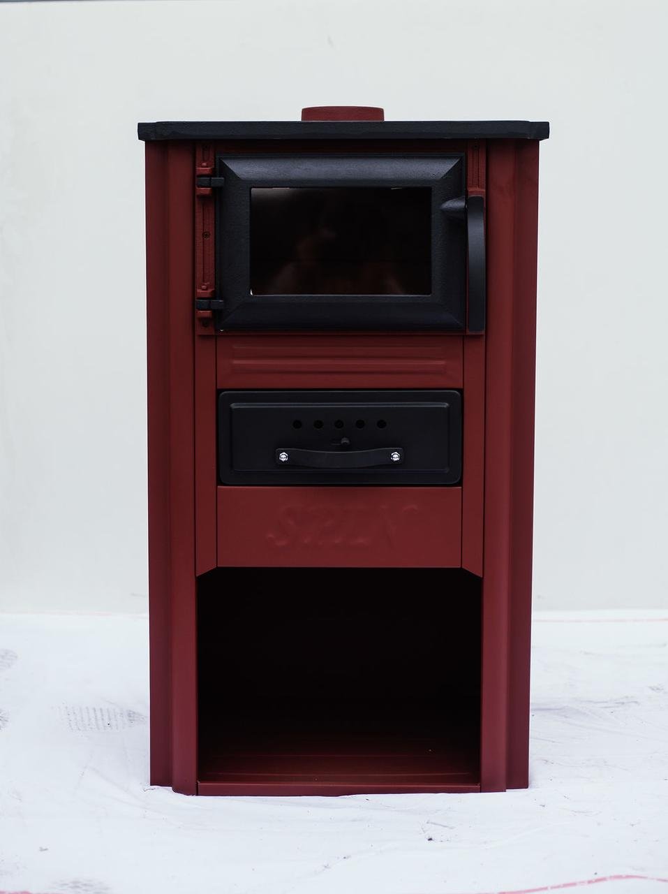 Піч-камін опалювальна дров'яна із конвекційними каналами Spin PLAMENA 7 кВт Червоний (CNT00007708) - фото 5 Піч-камін опалювальна дров'яна із конвекційними каналами Spin PLAMENA 7 кВт Червоний (CNT00007708) - фото 5