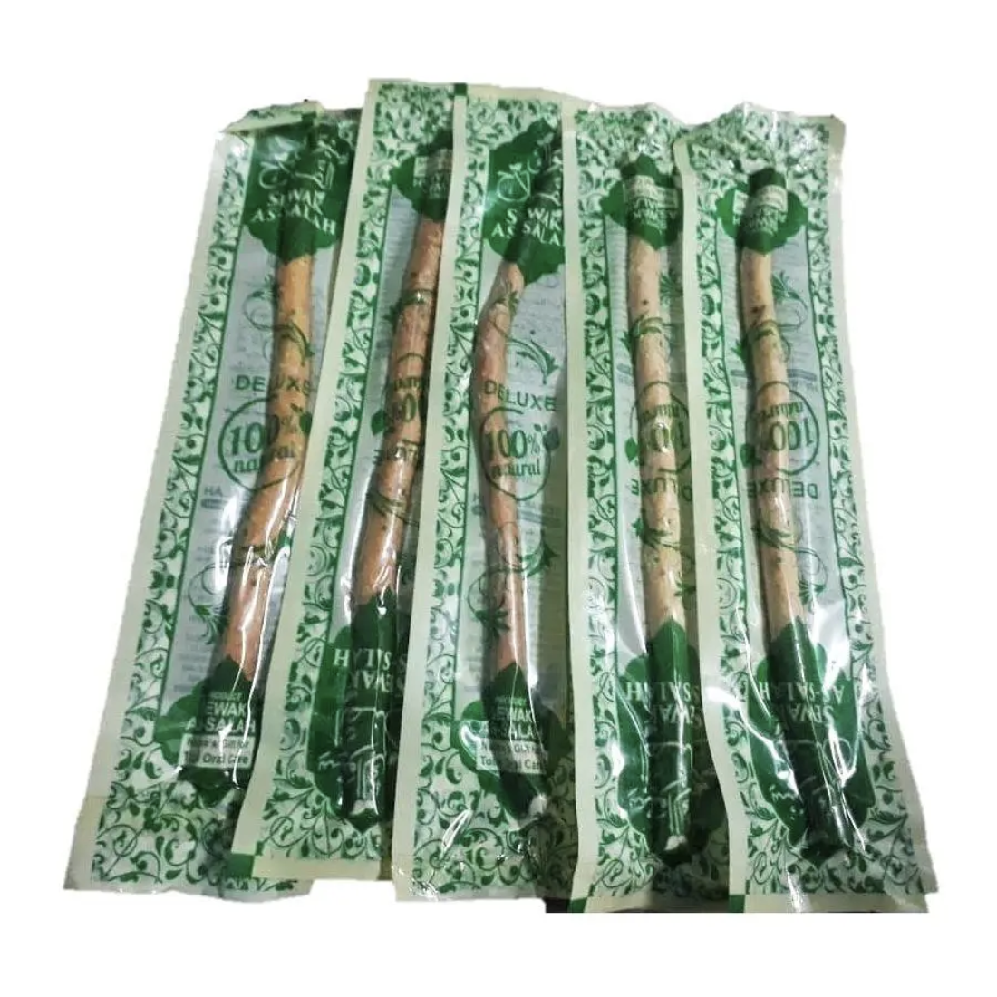Палочки для чистки зубов и полости рта Miswak Stick As-Salah из дерева арак 5 шт. (40_141)