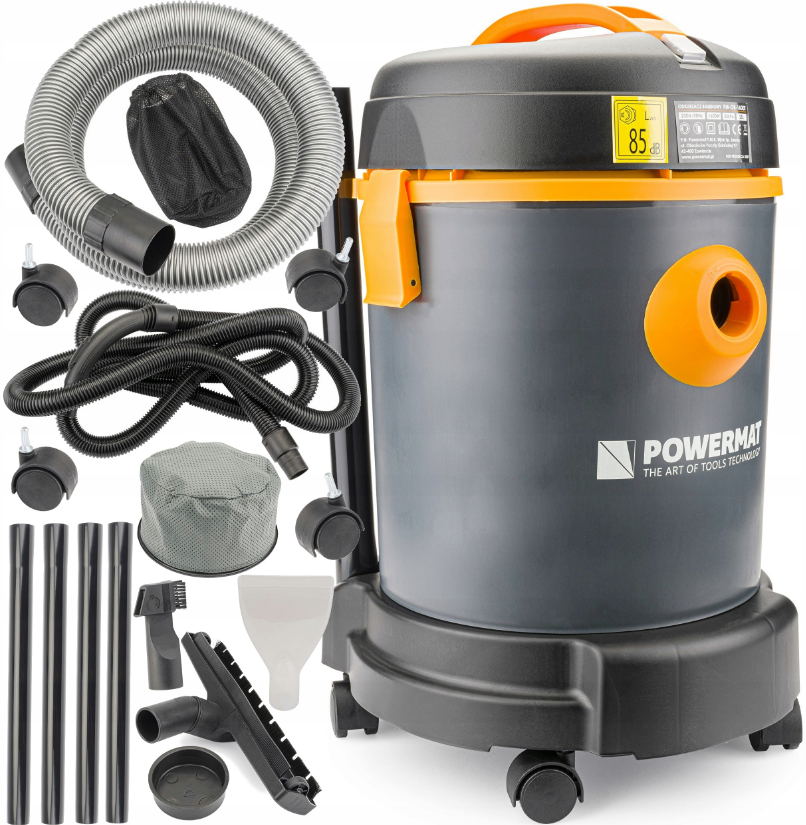 Пылесос промышленный Powermat 1600 Вт 25 л - фото 8 Пылесос промышленный Powermat 1600 Вт 25 л - фото 8