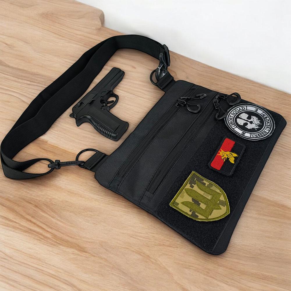 Сумка-кобура мужская 30х24 см Черный (521246) - фото 63 Сумка-кобура мужская 30х24 см Черный (521246) - фото 63