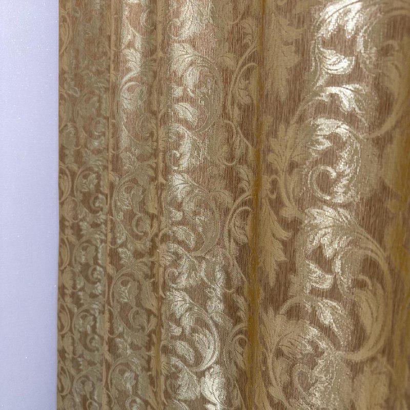 Шторы Севилья жаккардовые 1,5х2,7 м 2 шт. Золотой - фото 9 Шторы Севилья жаккардовые 1,5х2,7 м 2 шт. Золотой - фото 9