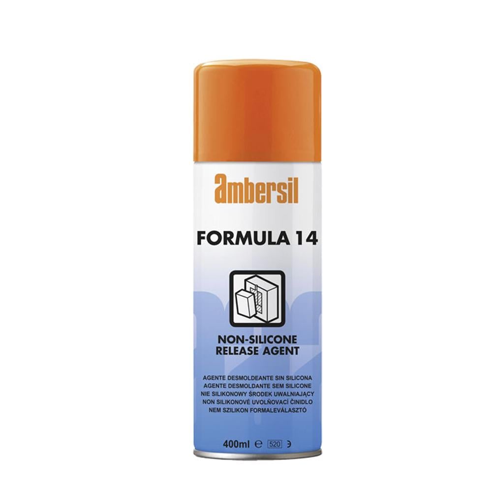 Засіб безсиліконовий розділювальний для прес-форм Ambersil Formula 14 для відділення виробів при литті та формуванні 400 мл (30226)