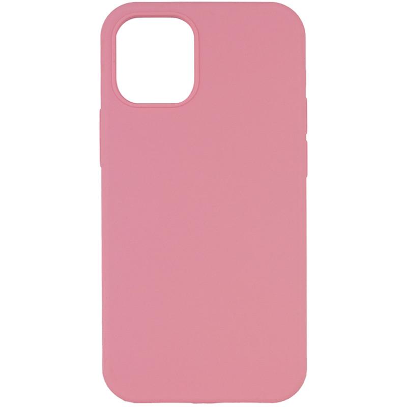 Протиударний Чохол Silicone Case Full Protective (AA) NO LOGO для Apple iPhone 12 Pro / 12 (6.1") Рожевий/Light Pink