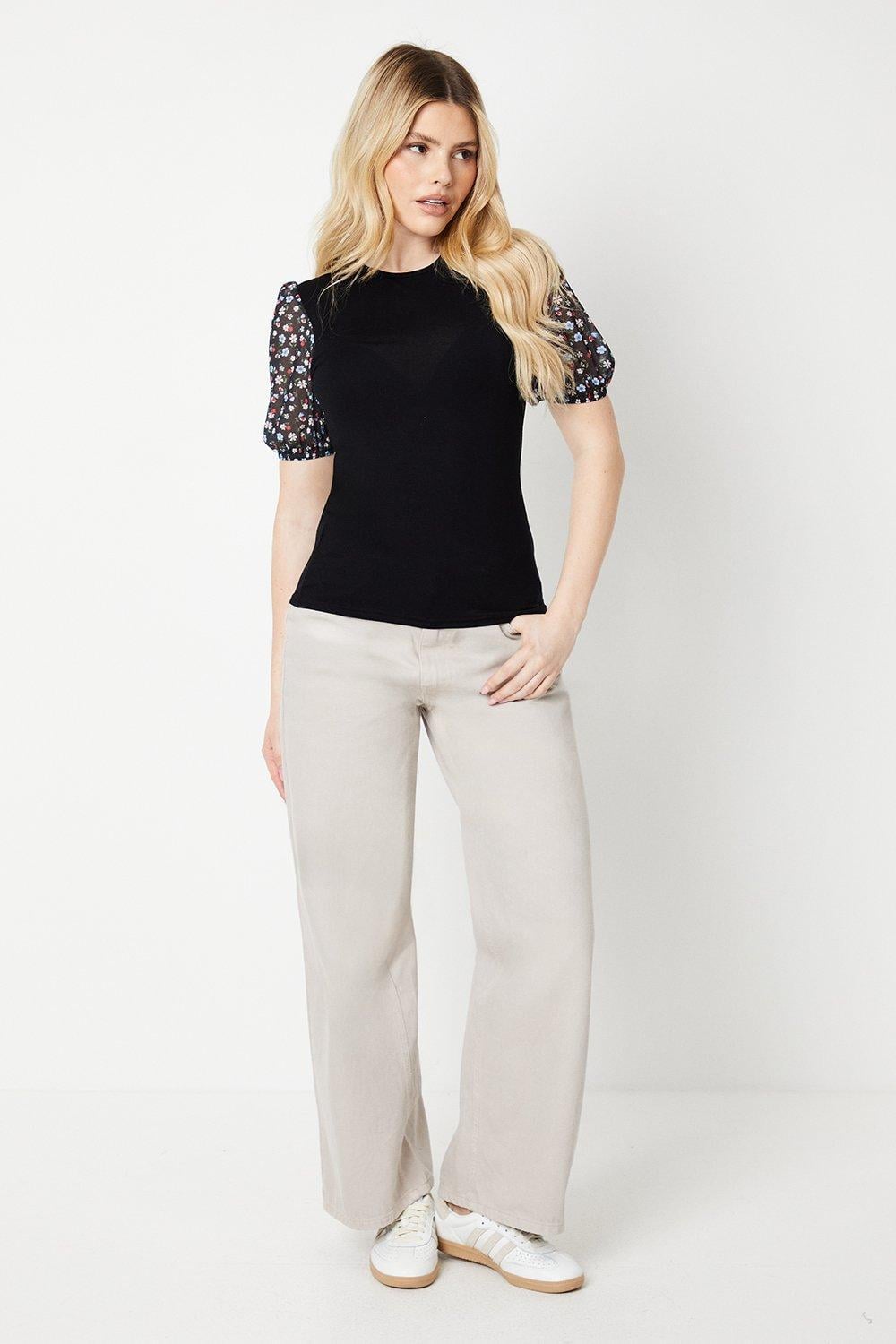 Топ Dorothy Perkins BQQ17630 S Черный