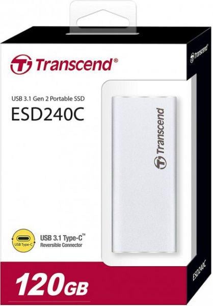 Накопитель SSD Transcend ESD240C 120GB USB 3.1 GEN 2 TLC (TS120GESD240C)