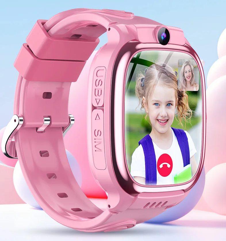 Смарт-годинник дитячий Y88 з SIM-картою Рожевий (29451962) - фото 2 Смарт-годинник дитячий Y88 з SIM-картою Рожевий (29451962) - фото 2