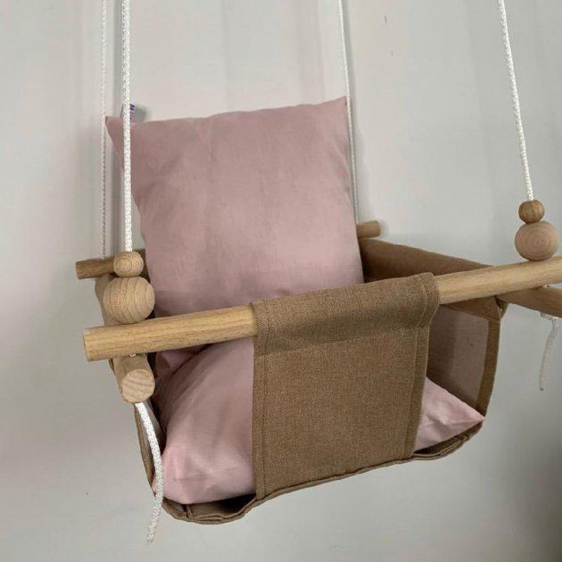 Дитяча гойдалка Infancy Пудра Карамельна (9676053) - фото 4 Дитяча гойдалка Infancy Пудра Карамельна (9676053) - фото 4