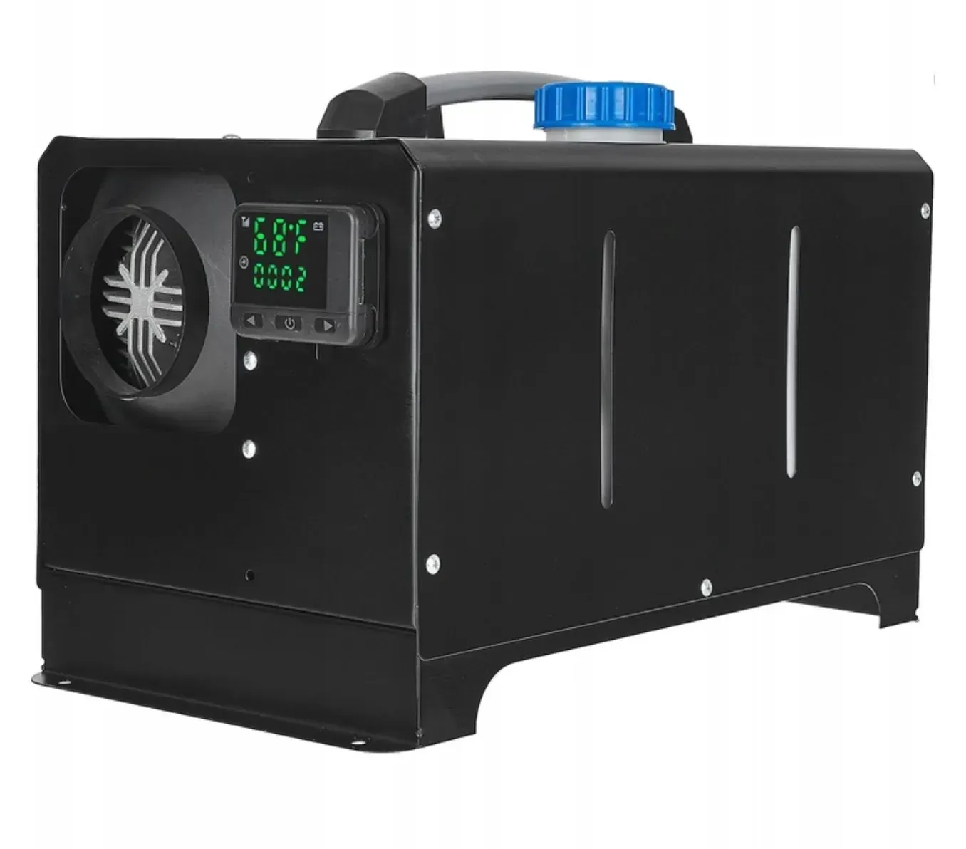 Обігрівач автономний дизельний Geko з пультом 12000 Вт WEBASTO 12 В/230 В Чорний