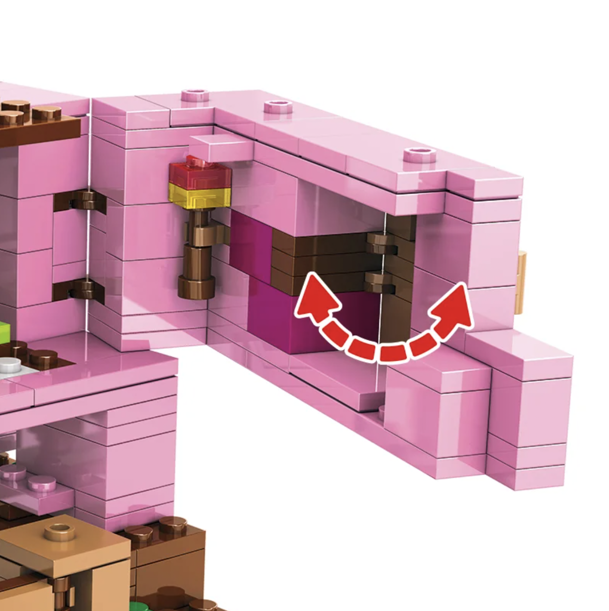 Конструктор My World Будинок-свиня 387 деталей (AA8004) - фото 7 Конструктор My World Будинок-свиня 387 деталей (AA8004) - фото 7