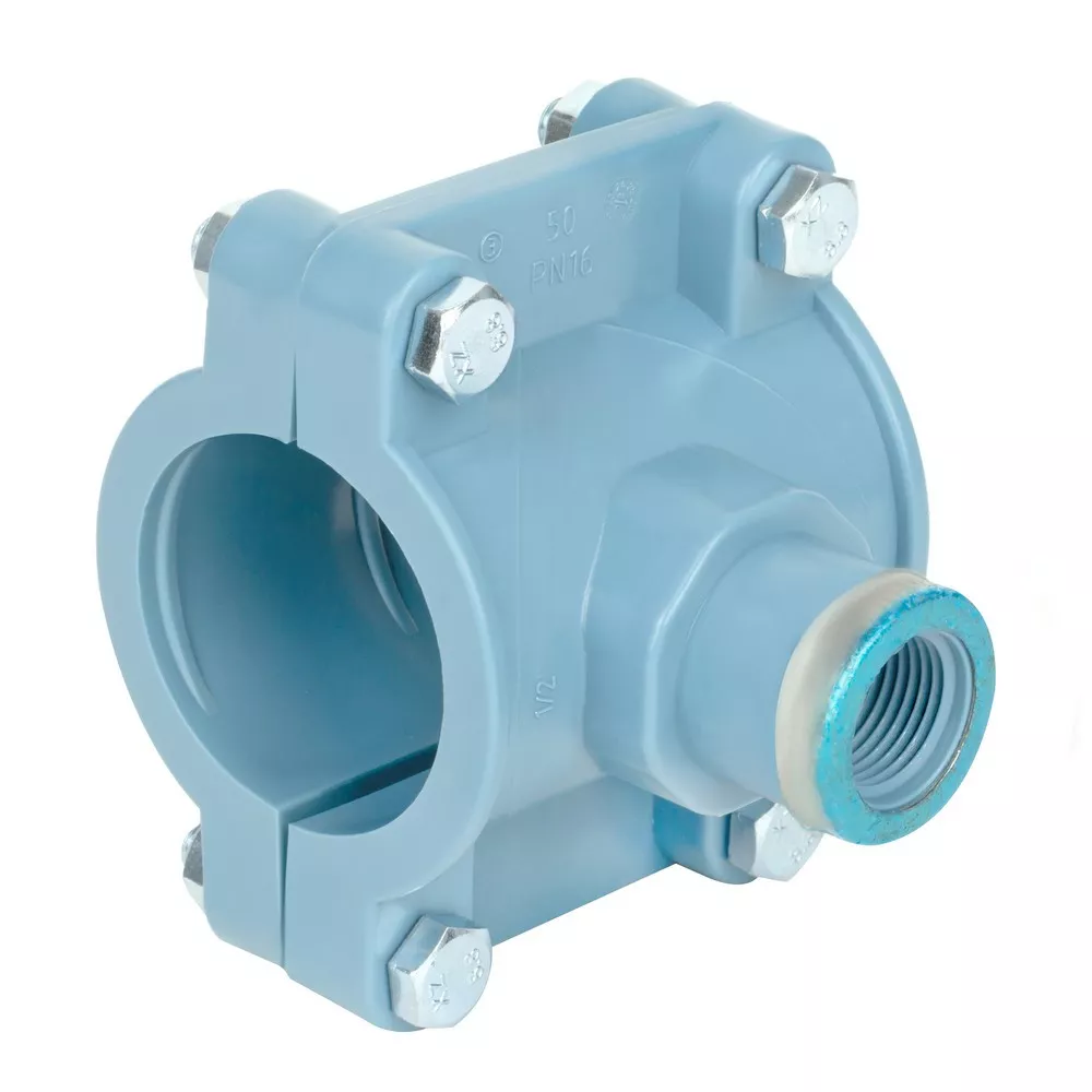 Седло зажимное ITAL с металлическим кольцом 50 мм х 1/2" (SQ-1002702)