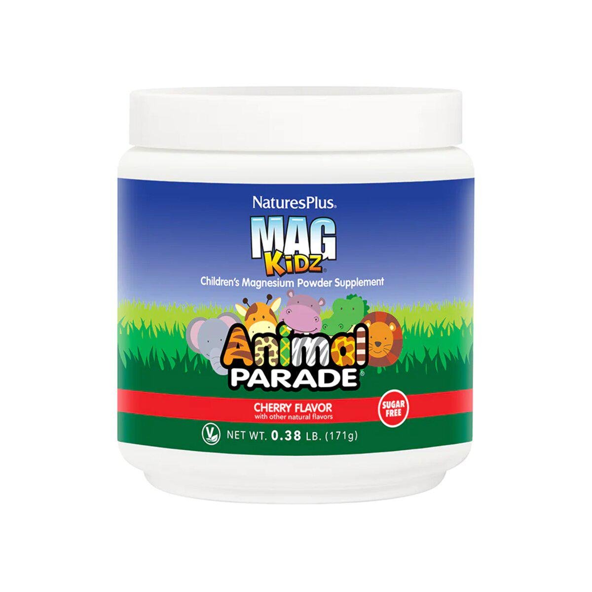 Магний Animal Parade Natures Plus для детей без сахара вкус вишни 171 г