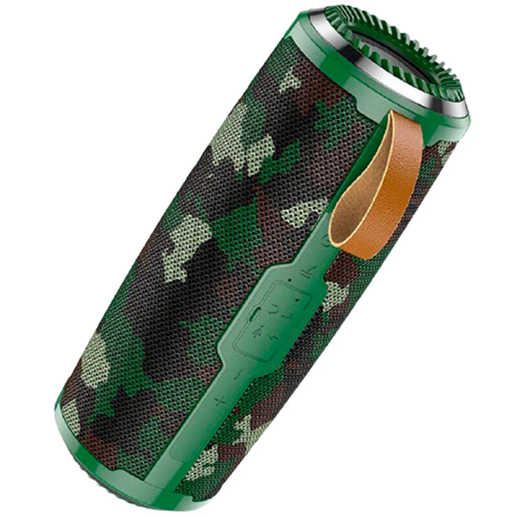 Акустика Hoco Portable Speaker BS38 Cool Freedom Sport Camouflage Green - фото 8