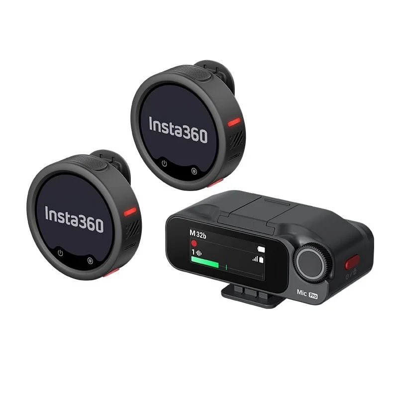 Микрофонная система беспроводная Insta360 Mic Pro 2TX+1RX Black