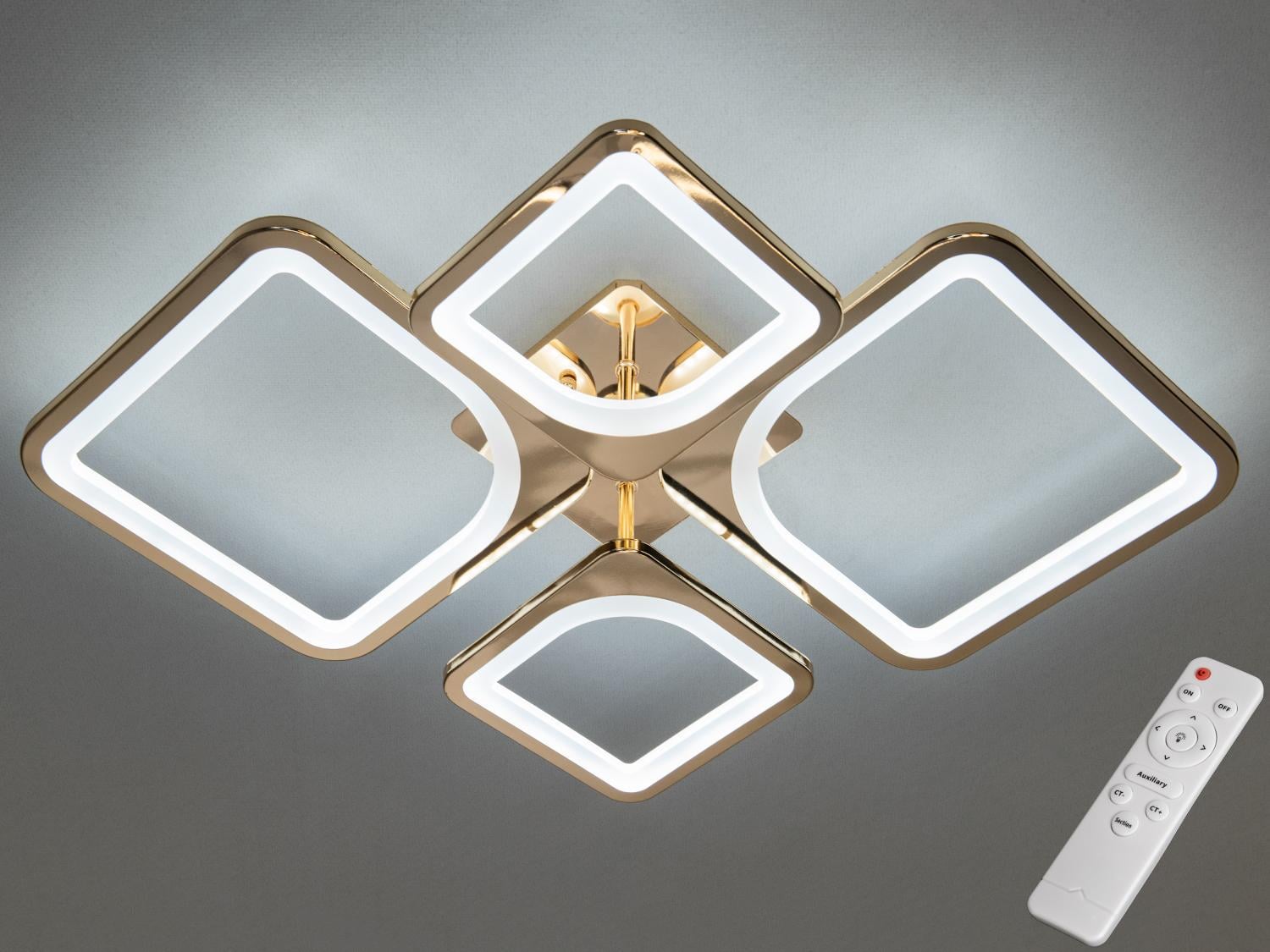 Люстра LED Diasha 80W Золотистый