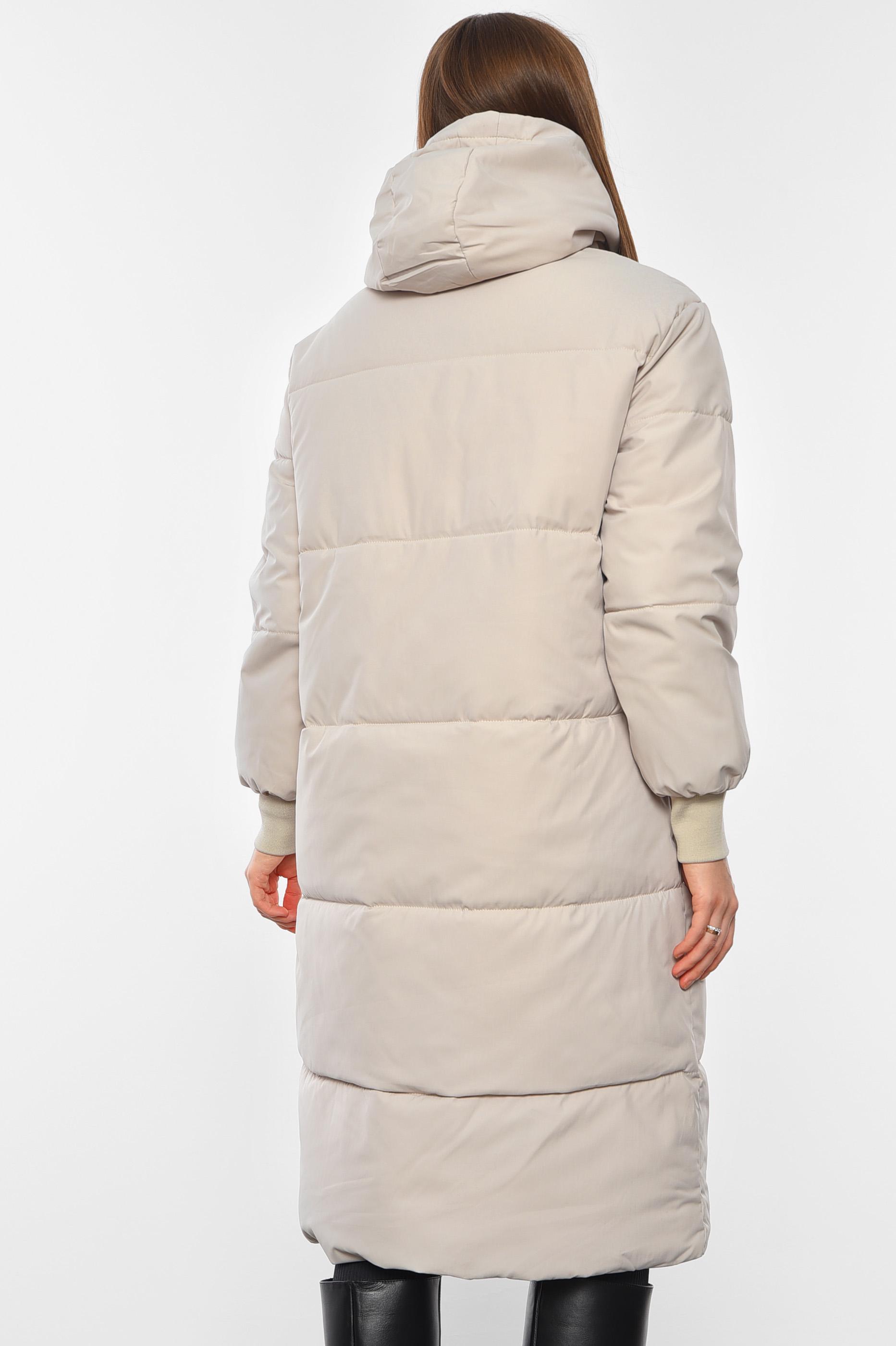 Куртка жіноча зимова 3XL Бежевий (193509) - фото 3
