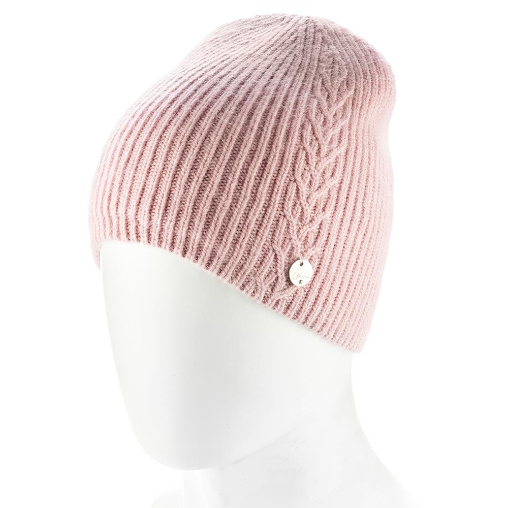 Шапка женская зимняя из ангоры Atrics WH903 с узором без отворота утепленная флисом Лотос - фото 1 Шапка женская зимняя из ангоры Atrics WH903 с узором без отворота утепленная флисом Лотос - фото 1