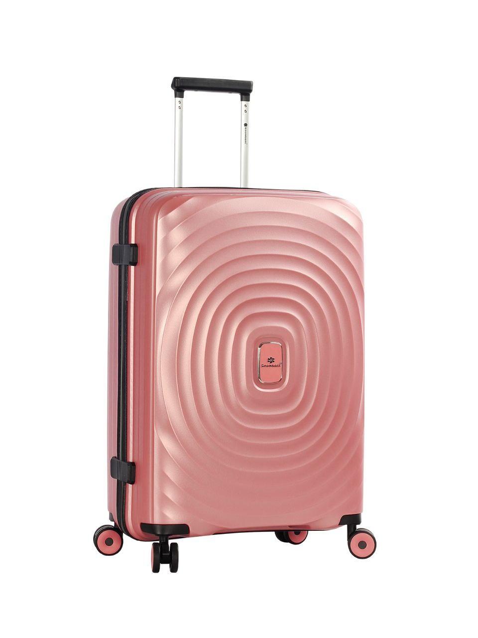 Чемодан Snowball 05203 L полипропилен 75х51х30 см 103 л Розовый/Золотой