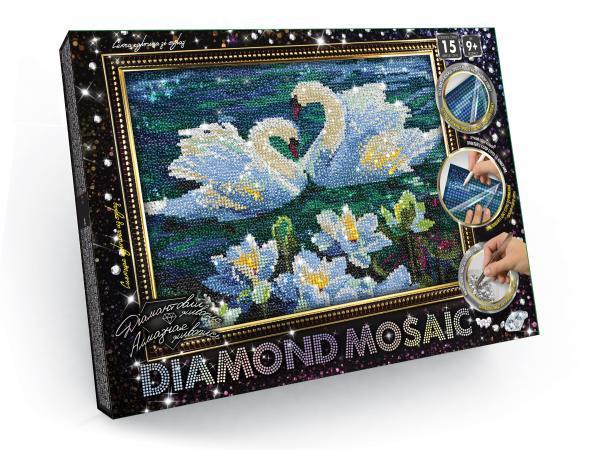 Алмазная мозаика Danko Toys Diamond mosaic Птицы Лебеди 20х30 см (DM-03-04) Алмазная мозаика Danko Toys Diamond mosaic Птицы Лебеди 20х30 см (DM-03-04)