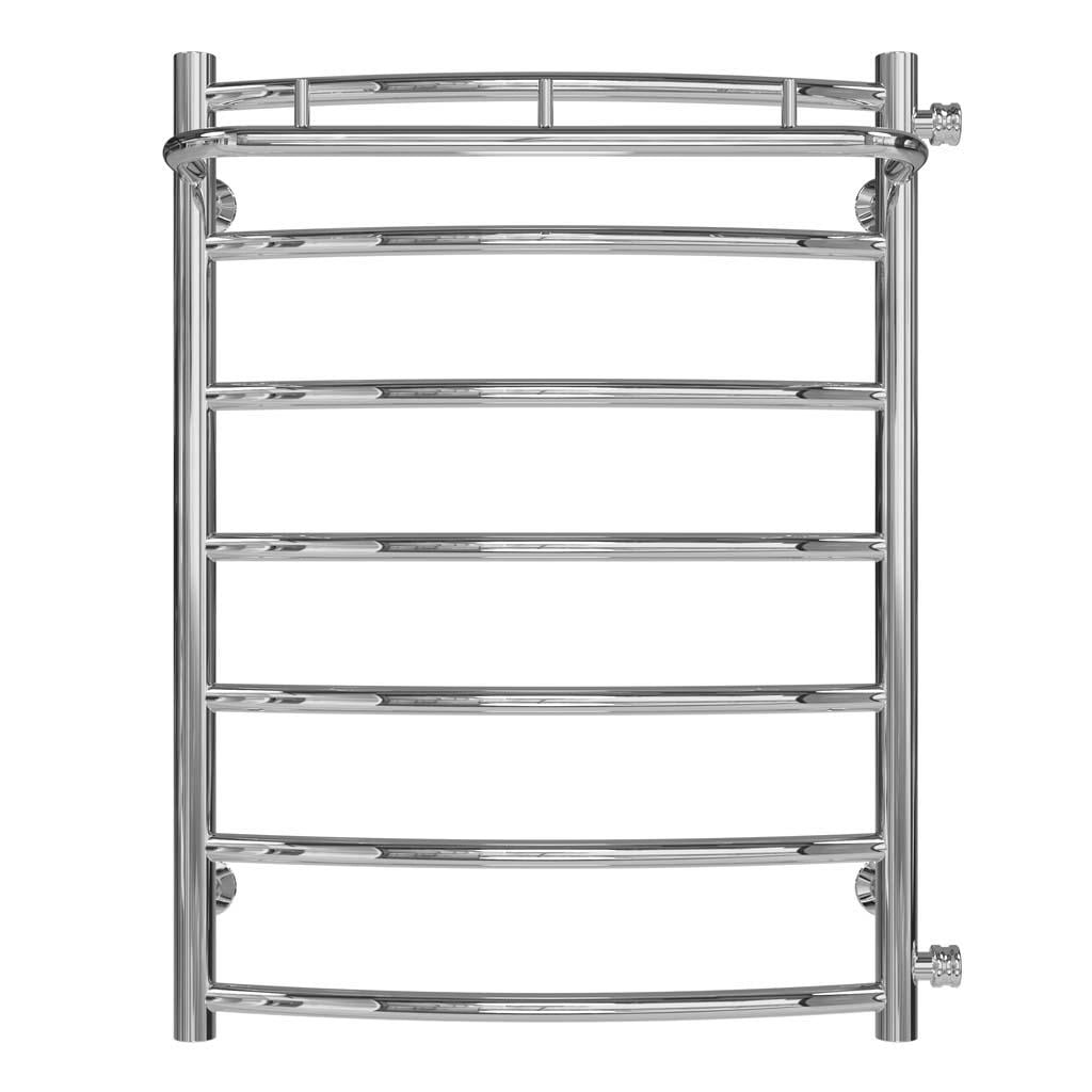 Полотенцесушитель водяной Deffi Классик N П7 боковое правое подключение нержавеющая сталь 500х700 мм Хром (C.KN.70.50.7.C.C)