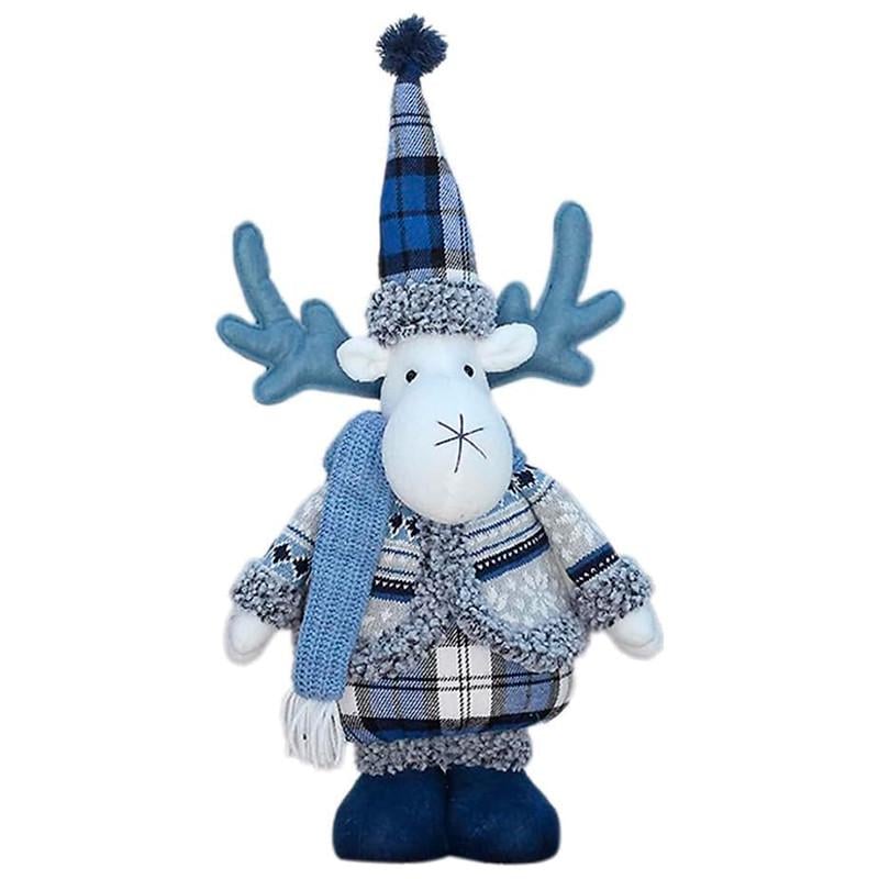 Мягкая фигура новогодняя Lesko YH239932 Олень под елку 46 см Blue (31160240) Мягкая фигура новогодняя Lesko YH239932 Олень под елку 46 см Blue (31160240)