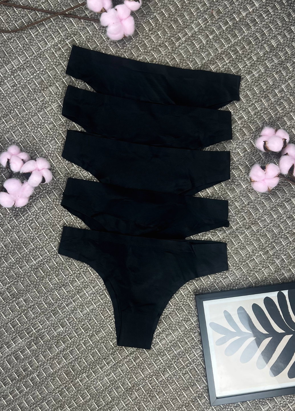 Набор трусиков бразилианы бесшовные однотонные женские на каждый день комфортная посадка 5 шт. XS Черный (NB55012/5/XS) Набор трусиков бразилианы бесшовные однотонные женские на каждый день комфортная посадка 5 шт. XS Черный (NB55012/5/XS)