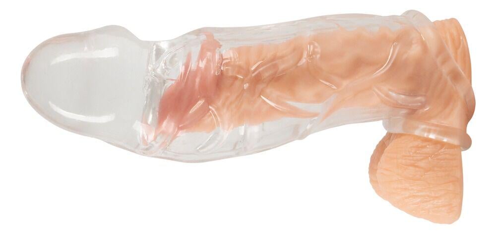 Насадка на член Crystal Clear Penis Sleeve wit (36093839)