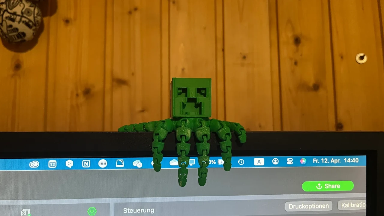 Игрушка-фигурка Creeper Octopus 10 см - фото 2