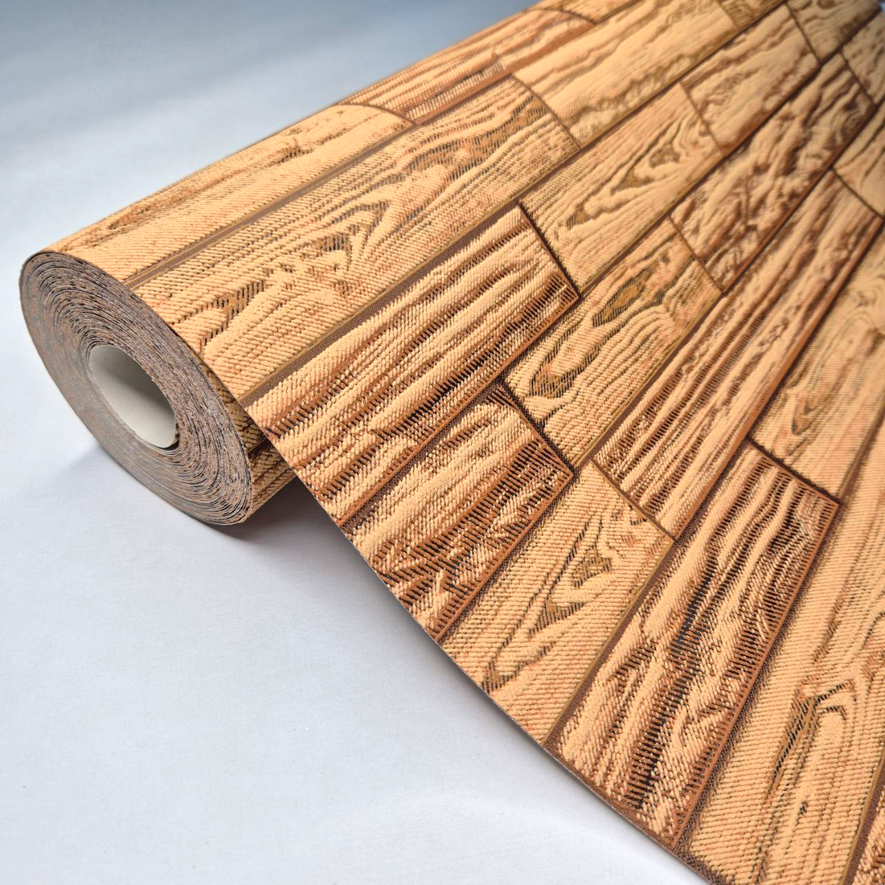 Обои виниловые Славянские обои 9419-05 под кирпич для кухни/коридора/гостиной/спальни 10,05x0,53 м Коричневый (2526197386) - фото 6