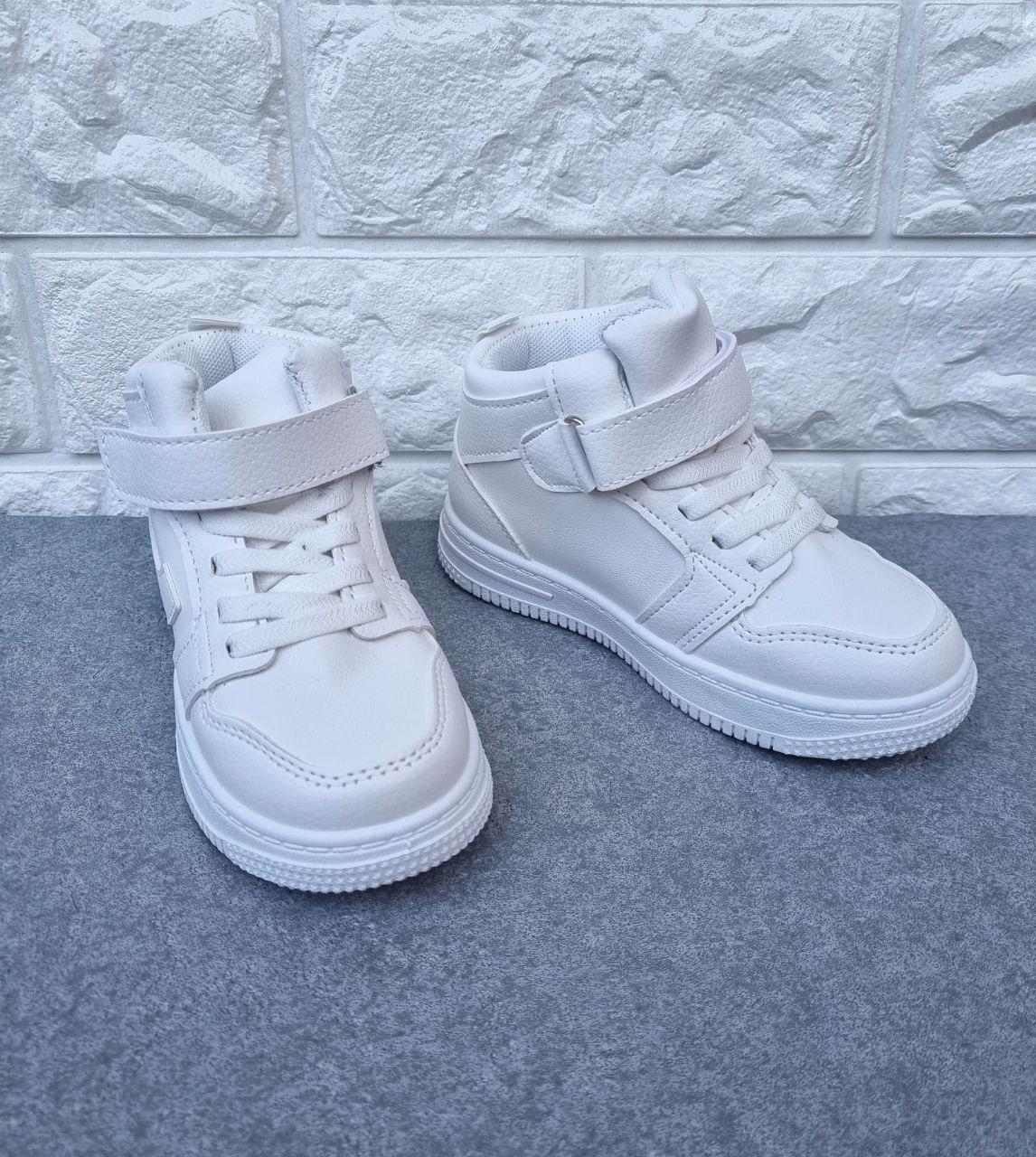 Кросівки-хайтопи унісекс Clibee 848 р. 28 16,8 см Білий (848)