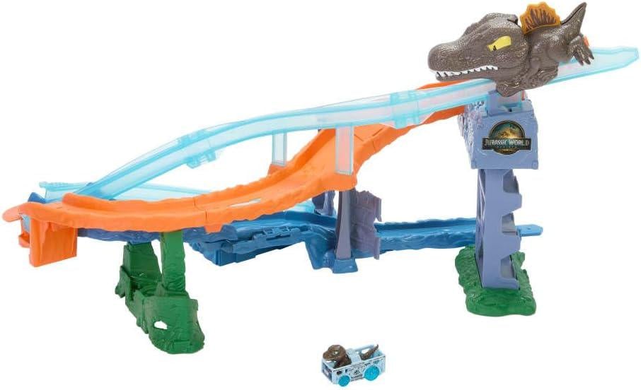 Игровой набор Хот Вилс Hot Wheels Jurassic World Velociraptor Vehicle Track Set (423698563) - фото 2 Игровой набор Хот Вилс Hot Wheels Jurassic World Velociraptor Vehicle Track Set (423698563) - фото 2