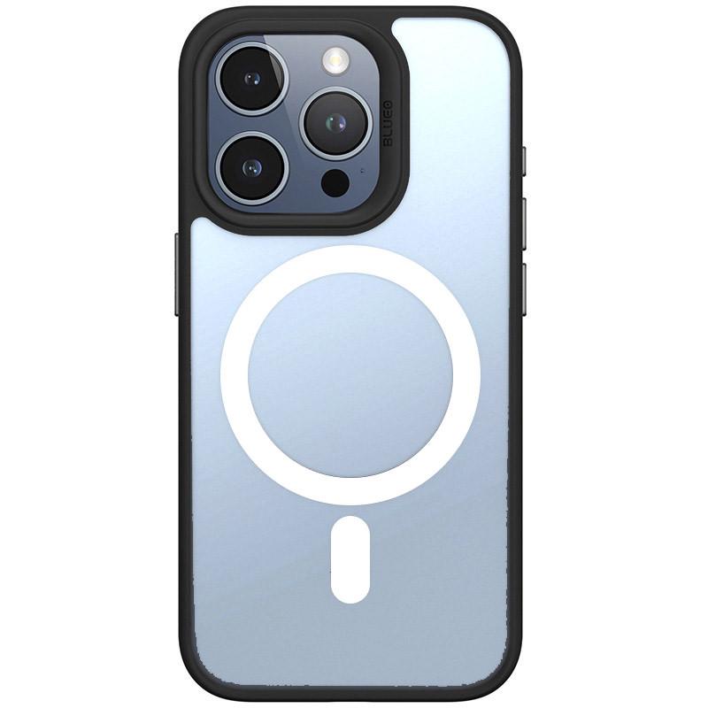 Противоударный  TPU+PC чехол Blueo Skin Friendly Frosted with MagSafe для Apple iPhone 14 Pro Max (6.7") Черный