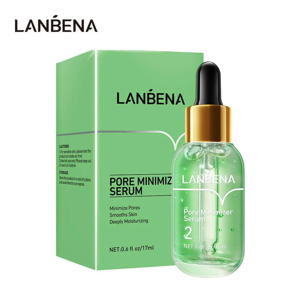 Сироватка для звуження пор і відновлення пошкодженої шкіри LANBENA Pore Minimizer Serum №2 17 мл - фото 5