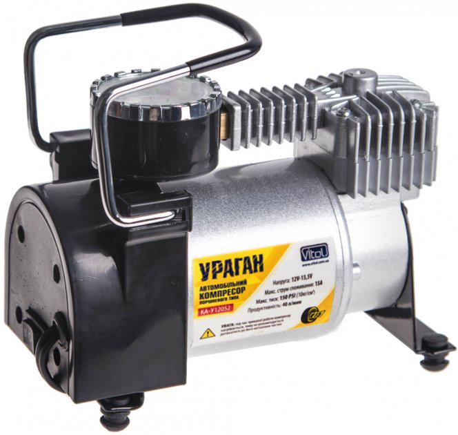 Автомобильный компрессор Vitol Ураган 150psi 15 Amp 40 л (КА-У12052)