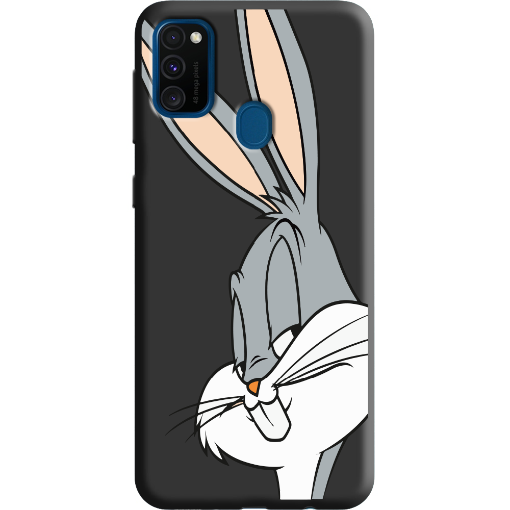 Чохол Boxface Samsung M307 Galaxy M30s Lucky Rabbit Чорний силікон (38209-bk81-38658)