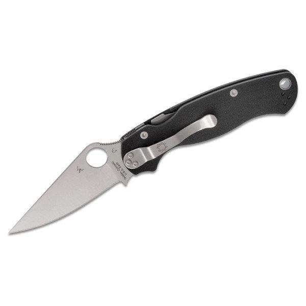 Нож складной Spyderco Para Military 2 Left Hand G-10 Black (C81GPLE2)