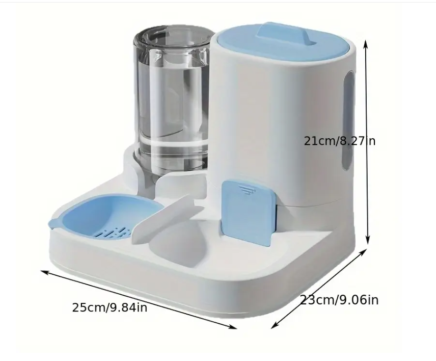 Автоматична годівниця і поїлка 2в1 для котів і собак 500 г 750 мл (2008) - фото 9