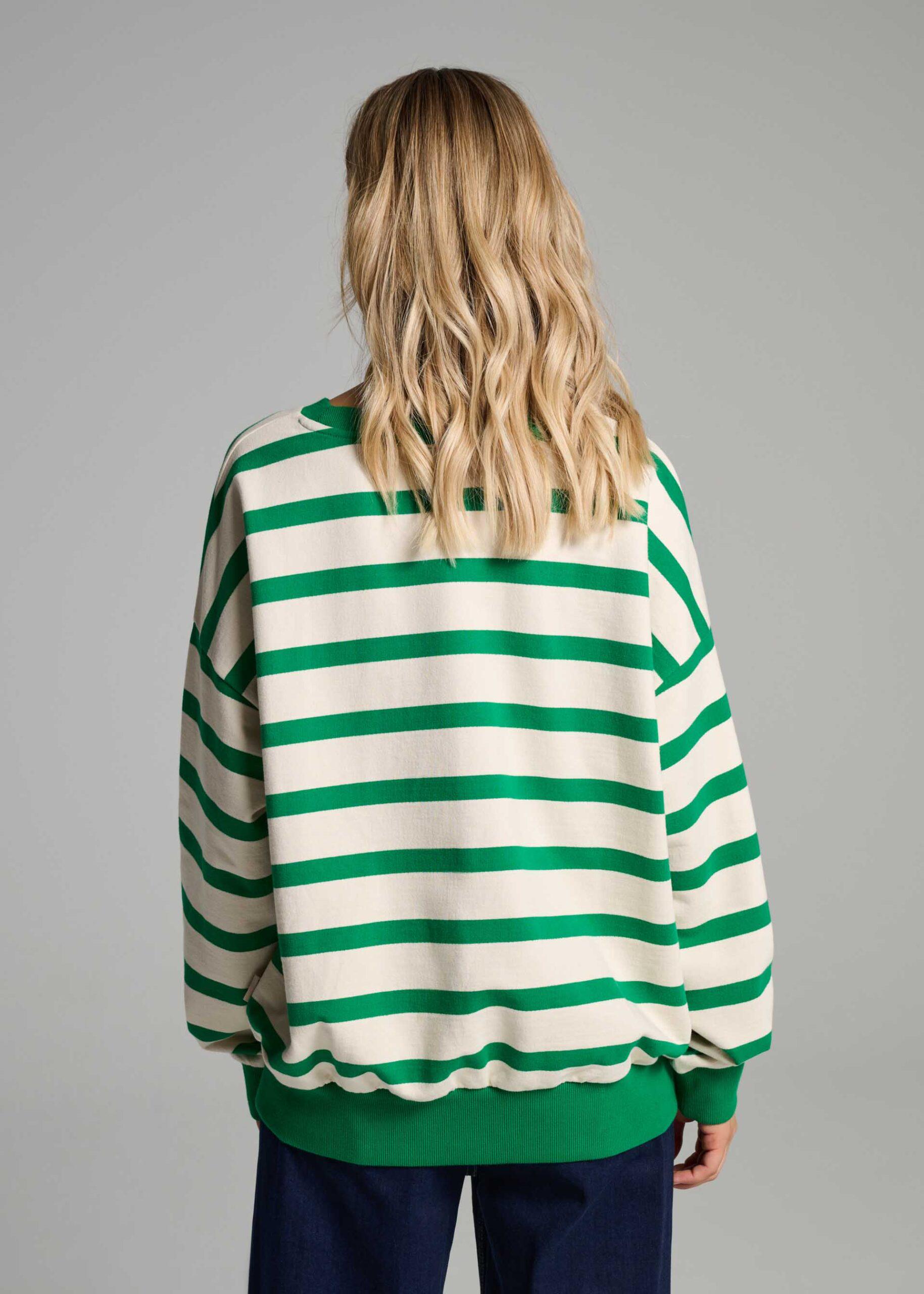 Свитшот женский Diverse CILLA L Бело-зеленый (5905384120021) - фото 4 Свитшот женский Diverse CILLA L Бело-зеленый (5905384120021) - фото 4