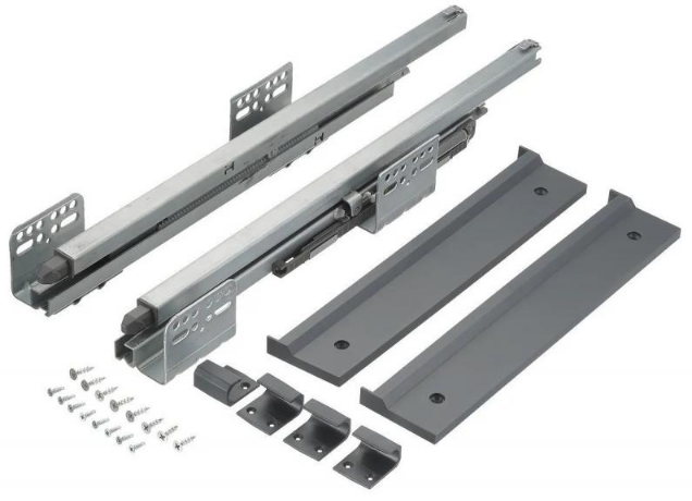 Полка с перегородками GTV ELITE 900 мм с дотягом Графитовый (WG-PRZEG90-60-A) - фото 4 Полка с перегородками GTV ELITE 900 мм с дотягом Графитовый (WG-PRZEG90-60-A) - фото 4