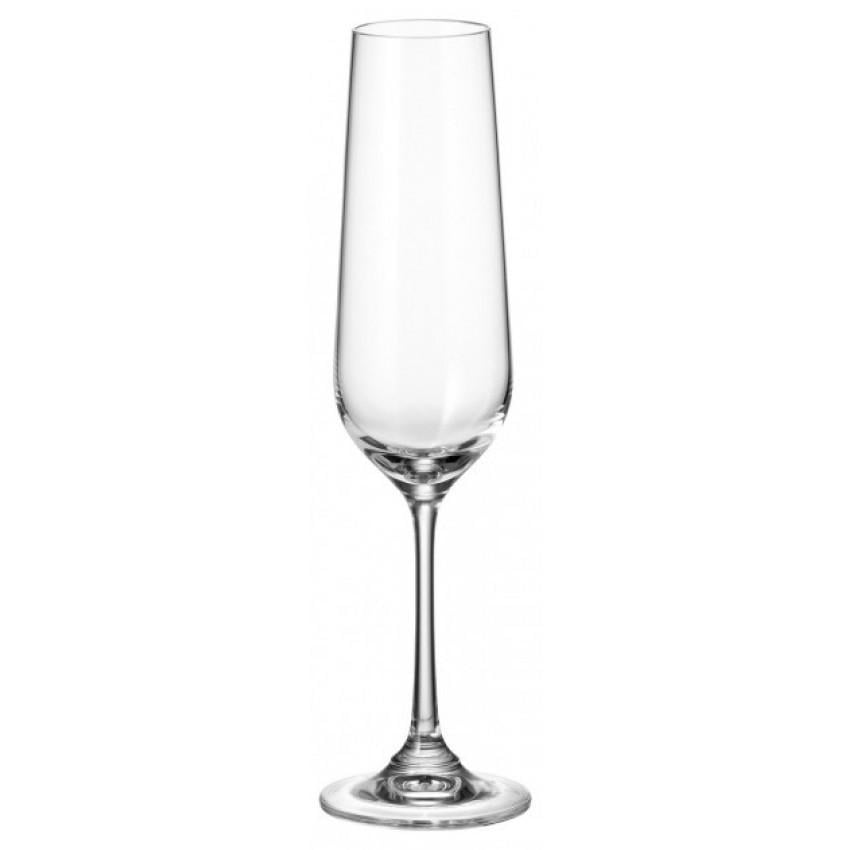 Набір келихів для шампанського Bohemia Dora Strix 200 мл 6 шт. (1SF73 200) Набір келихів для шампанського Bohemia Dora Strix 200 мл 6 шт. (1SF73 200)
