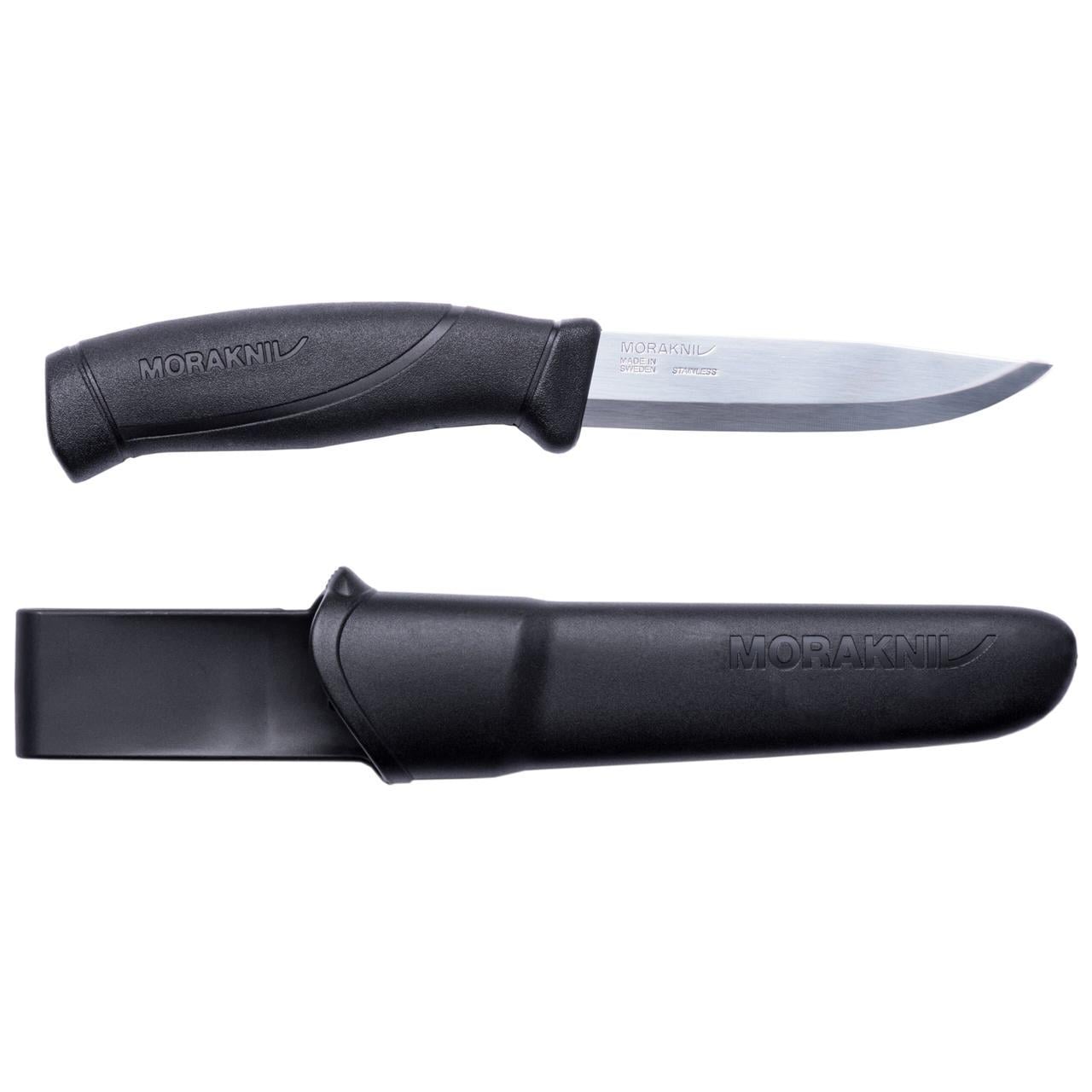 Нож туристический Morakniv Companion с чехлом 104 мм Черный (2128222875)