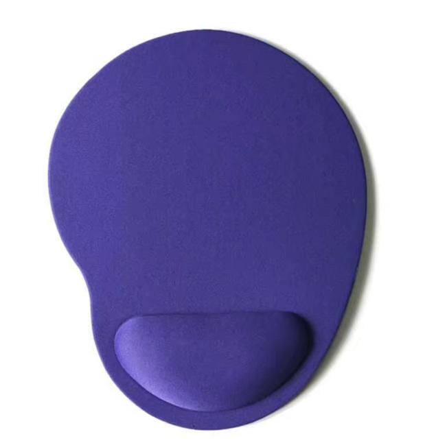 Килимок для миші з подушкою для зап'ястя ергономічний Фіолетовий - фото 1 Килимок для миші з подушкою для зап'ястя ергономічний Фіолетовий - фото 1
