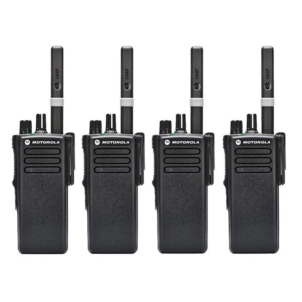 Комплект цифровых раций Motorola DP4400e UHF 2450 мАч 4 шт. Комплект цифровых раций Motorola DP4400e UHF 2450 мАч 4 шт.