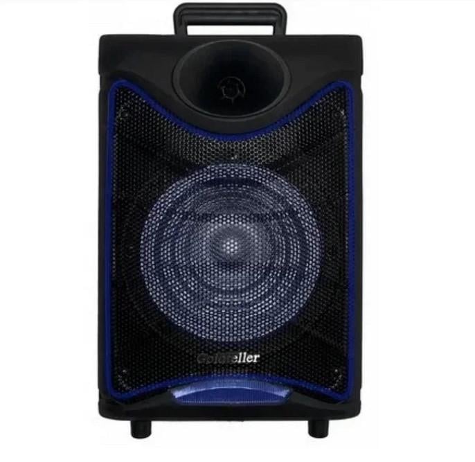 Колонка портативная Goldteller GT 6020 FM Bluetooth с микрофоном и аккумулятором в чемодане (MLD_V19)