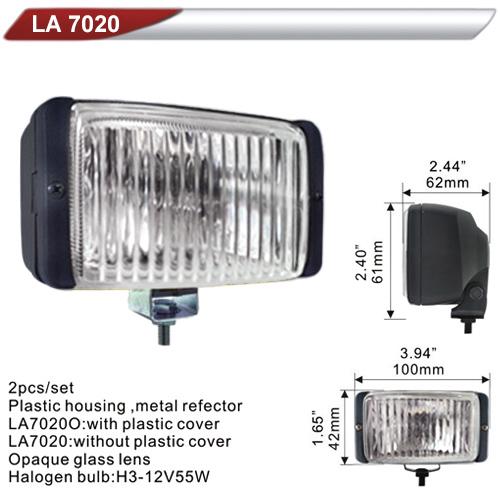 Фара дополнительная DLAA 7020-W H3-12V-55W 100х42 мм (37787)